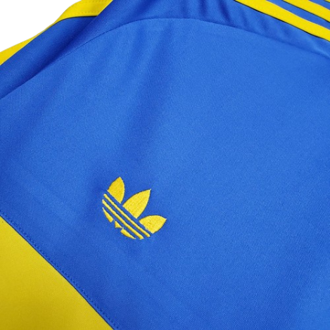 CAMISA BOCA JUNIORS RETRÔ 1981 AZUL E AMARELA