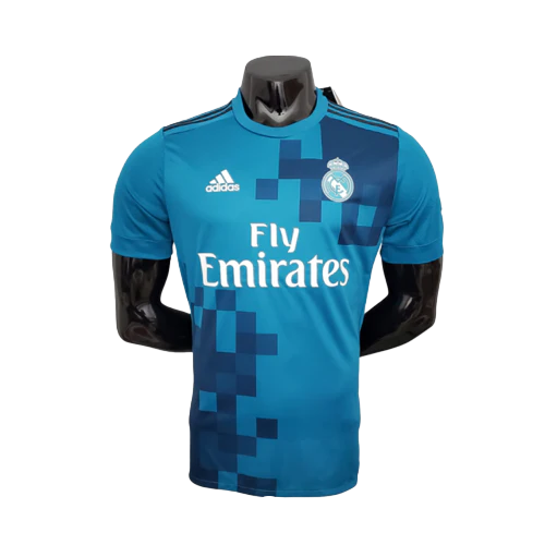 CAMISA REAL MADRID III RETRO 17/18 - AZUL