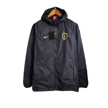 JAQUETA CORTA VENTO CORINTHIANS PRETO - 2023/24