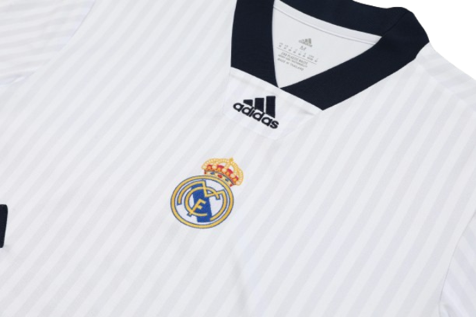CONJUNTO TREINO REAL MADRID CAMISA+SHORT- BRANCO 2021/22
