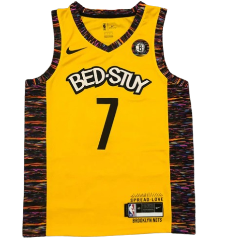 REGATA NBA BROOKLYN NETS BED STUY NOTORIUS B.I.G AMARELA DURANT