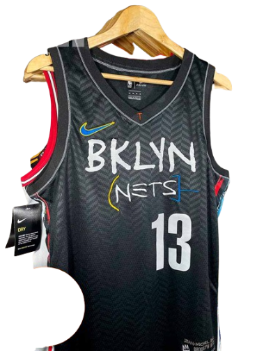 REGATA NBA BROOKLYN NETS CITY EDITION 20/21 JAMES HARDEN PRETA