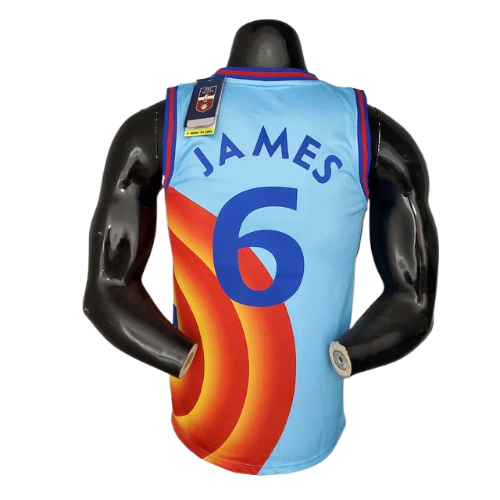 CAMISA BASQUETE NBA REGATA LOS ANGELES LAKERS SPACE JAM MASCULINA - AZUL