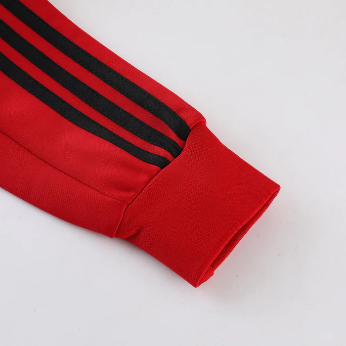 CONJUNTO TREINO FLAMENGO JAQUETA+CALÇA - VERMELHO/PRETO 2023/24