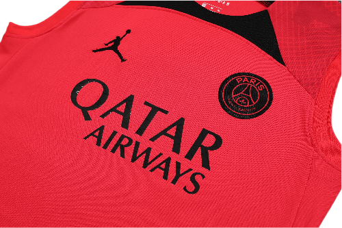 CONJUNTO TREINO PSG REGATA+SHORT - VERMELHO 2022/23