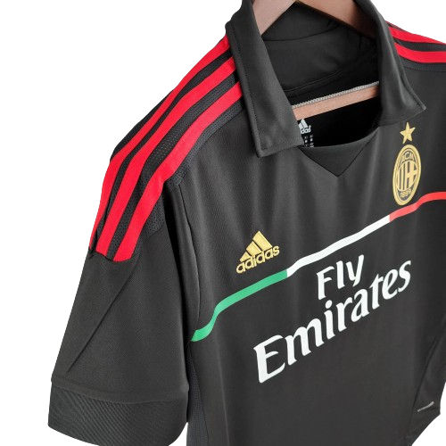 CAMISA MILAN RETRÔ III 11/12 PRETA