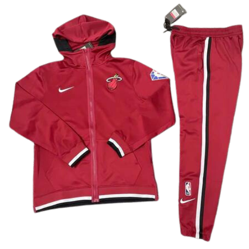 KIT NBA JAQUETA + CALÇA MOLETOM MIAMI HEAT 75TH ANNIVERSARIO 2022/23