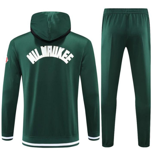 KIT NBA JAQUETA + CALÇA MOLETOM MILWAUKEE BUCKS 75TH ANNIVERSARIO 2022/23