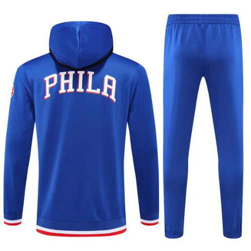 KIT NBA JAQUETA + CALÇA MOLETOM PHILADELPHIA 76ERS 75TH ANNIVERSARIO 2022/23