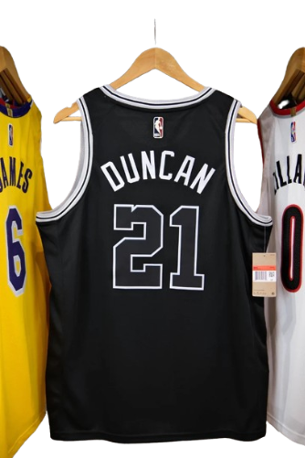 REGATA NBA SAN ANTONIO SPURS CLASSIC EDITION 22/23 TIM DUNCAN PRETA