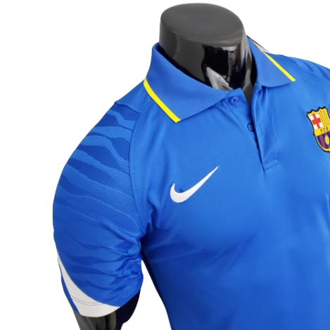POLO BARCELONA AZUL - MASCULINA