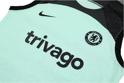 CONJUNTO TREINO CHELSEA REGATA+SHORT - AZUL CLARO 2022/23