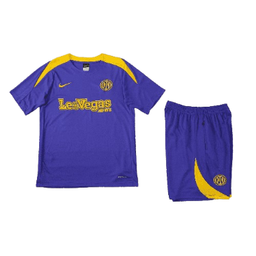 CONJUNTO TREINO INTER DE MILÃO CAMISA+SHORT - ROXO 2023/24