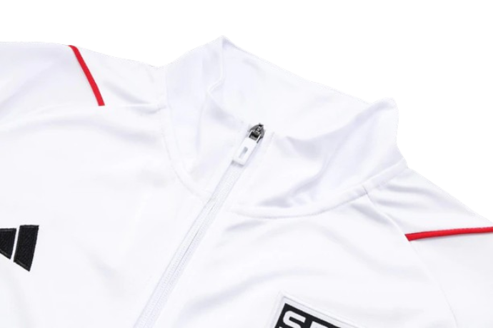 CONJUNTO TREINO SÃO PAULO JAQUETA+CALÇA - BRANCO 2023/24