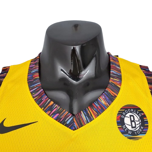 REGATA BROOKLYN NETS MASCULINA - AMARELA