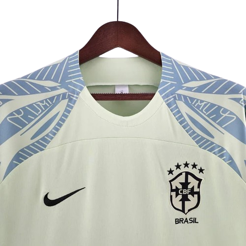 CAMISA PRÉ-JOGO SELEÇÃO BRASIL 2022 - VERDE CLARO
