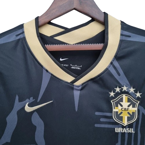 CAMISA FEMININA SELEÇÃO BRASIL - PRETO - CONCEITO NORDESTE