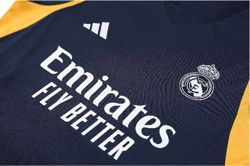CONJUNTO TREINO REAL MADRID REGATA+SHORT - AZUL ESCURO 2021/22