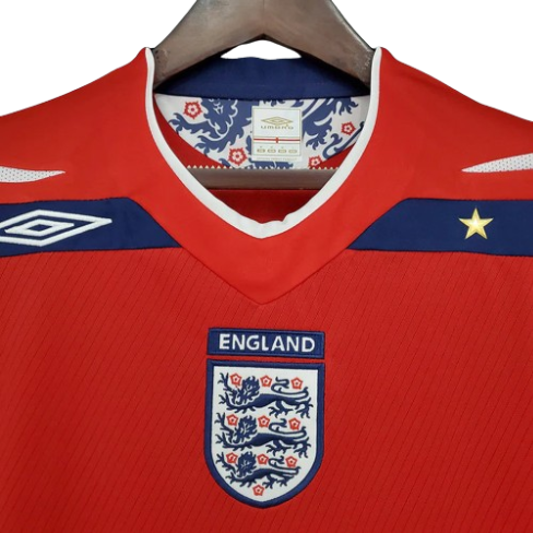 CAMISA INGLATERRA RETRÔ 2008/2009 VERMELHA