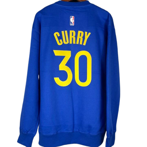 MOLETOM AZUL NBA MANGA LONGA GOLDEN STATE WARRIORS 2021/22
