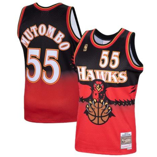 REGATA NBA ATLANTA HAWKS MITCHELL & NESS DIKEMBE MUTOMBO