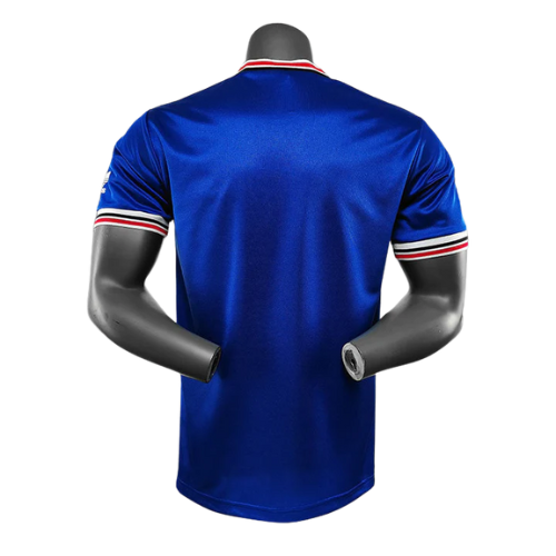 CAMISA MANCHESTER UNITED RETRÔ AZUL - 1985/86