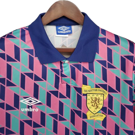 CAMISA ESCÓCIA RETRÔ 1988/1989 ROSA XADREZ