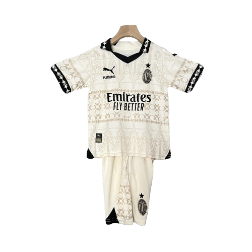 KIT INFANTIL MILAN EDIÇÃO ESPECIAL BRANCO 24/25
