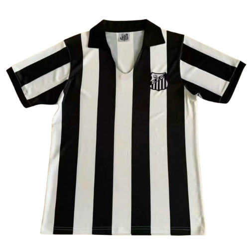 CAMISA VERSÃO RETRÔ SANTOS 1956/57 PELÉ
