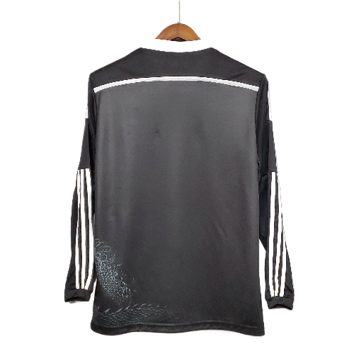 CAMISA RETRÔ MANGA LONGA REAL MADRID III - 2014/15 - PRETO