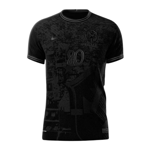 CAMISA SELEÇÃO BRASIL 2022 - CONCEITO  ALL BLACK