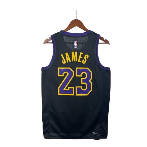 REGATA NBA LOS ANGELES LAKERS CITY EDITION 23/24 LEBRON JAMES PRETA