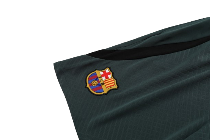 CONJUNTO TREINO BARCELONA CAMISA+SHORT - VERDE ESCURO 2022/23