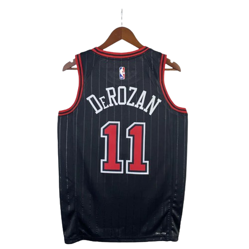 REGATA NBA CHICAGO BULLS STATEMENT 23/24 DEMAR DEROZAN PRETA