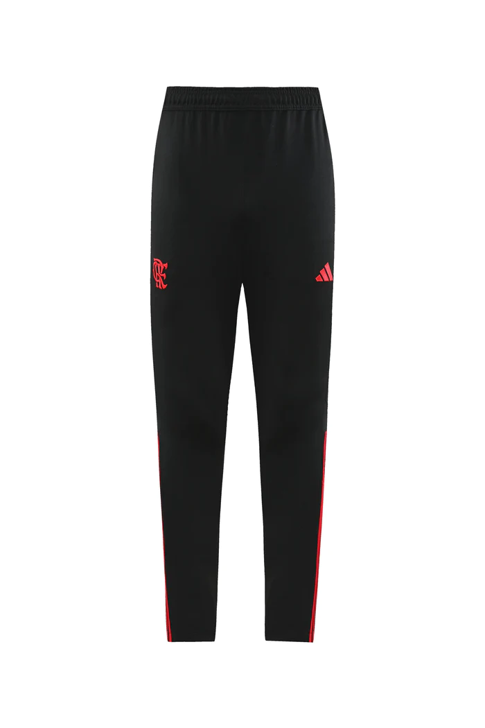 CONJUNTO TREINO FLAMENGO JAQUETA+CALÇA - VERMELHO/PRETO 2023/24