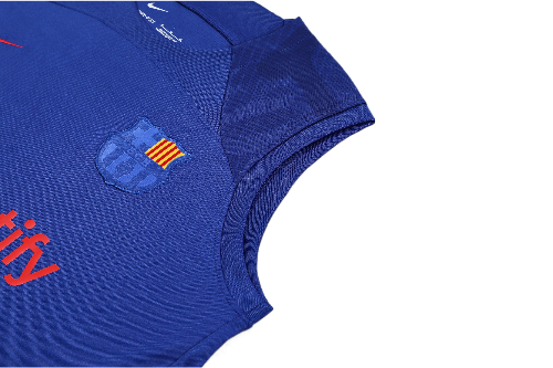 CONJUNTO TREINO BARCELONA REGATA+SHORT - AZUL ESCURO 2023/24