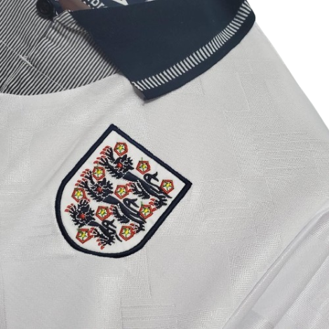 CAMISA INGLATERRA RETRÔ 1990 BRANCA