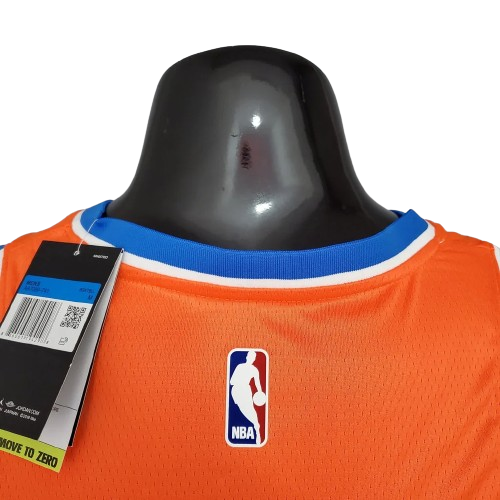 CAMISA BASQUETE NBA REGATA OKLAHOMA CITY THUNDER MASCULINA - LARANJA