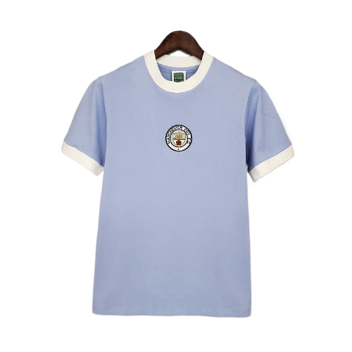 CAMISA MANCHESTER CITY RETRÔ I AZUL - 1972