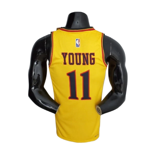 REGATA ATLANTA HAWKS 75TH ANNIVERSARY MASCULINA - AMARELA