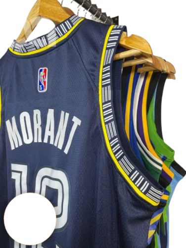 REGATA NBA MEMPHIS GRIZZLIES CITY EDIÇÃO 75 ANOS JA MORANT AZUL
