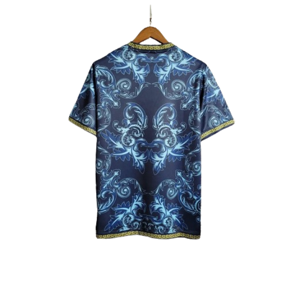 CAMISA SELEÇÃO ITÁLIA X VERSACE - AZUL