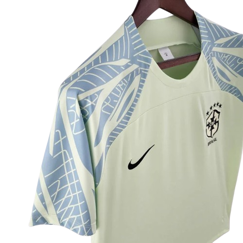 CAMISA PRÉ-JOGO SELEÇÃO BRASIL 2022 - VERDE CLARO