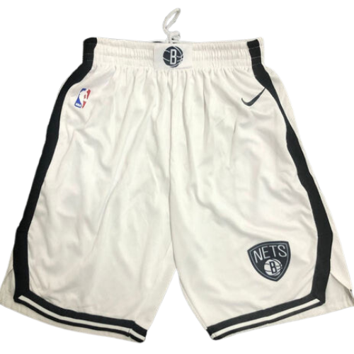SHORTS NBA BRANCOS BROOKLYN NETS 2021/22