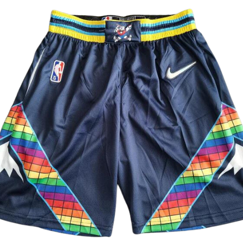 SHORTS NBA DENVER NUGGETS MULTICOLOR CITY EDITION 2021/22