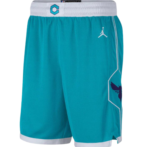 SHORTS NBA HORNETS VERDE ÁGUA 2020/21