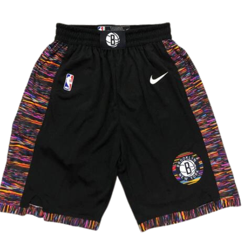 SHORTS NBA PRETOS BROOKLYN NETS 2021/22