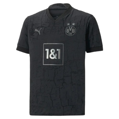 CAMISA BORUSSIA DORTMUND EDIÇÃO CARVÃO 2023 - PRETO