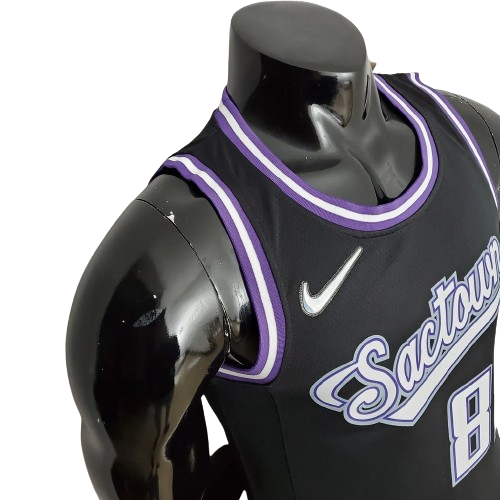 CAMISA BASQUETE NBA REGATA SACRAMENTO KINGS MASCULINA - PRETA