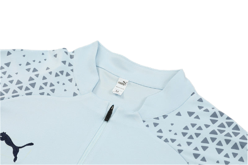 CONJUNTO TREINO MARSELHA JAQUETA+CALÇA - AZUL CLARO 2023/24
